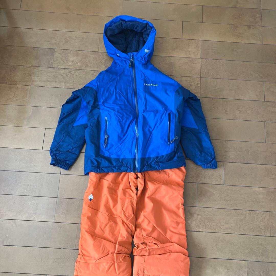 モンベル　スキーウェア上下　140