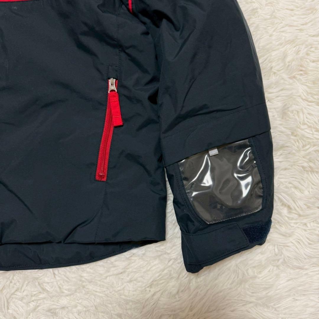 高年式✨デサント スキーウェア セットアップ HEAT NAVI 130cm 赤