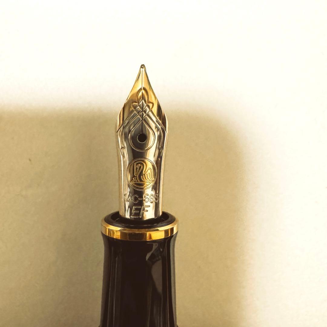 Pelikan 万年筆 茶縞　スーベレーンM400 ペリカン