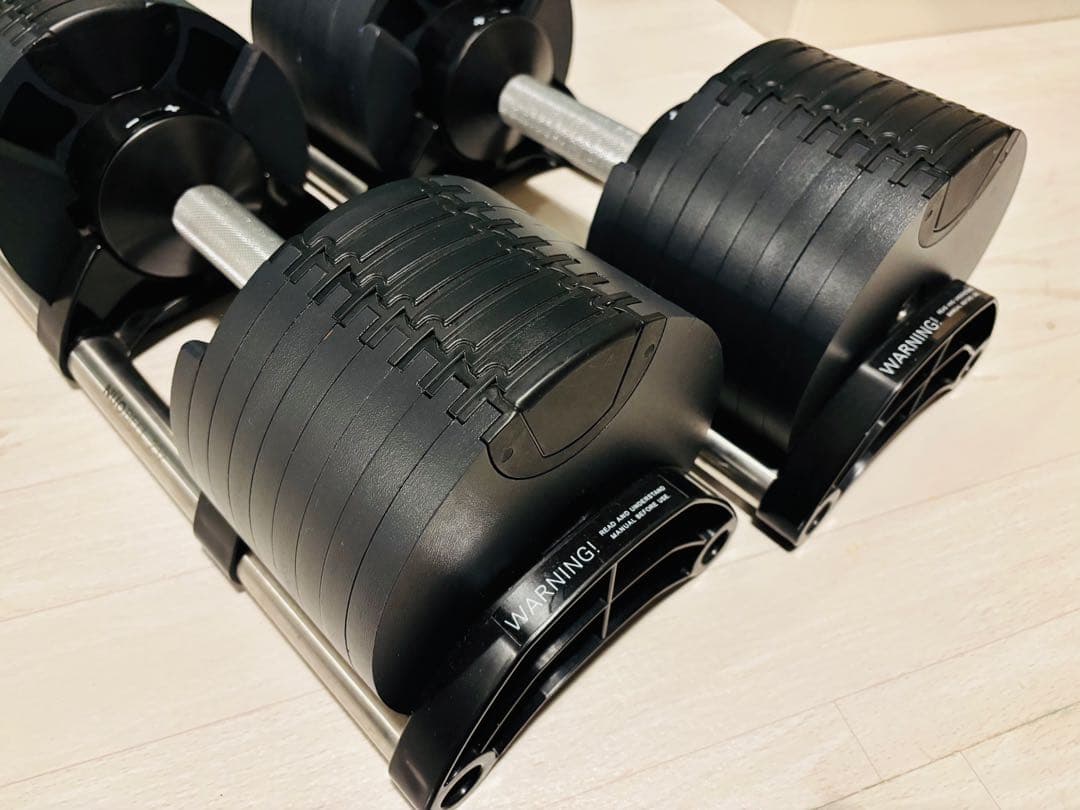 フレックスベル FLEXBELL 2kg刻 可変式ダンベル 32kg １台①