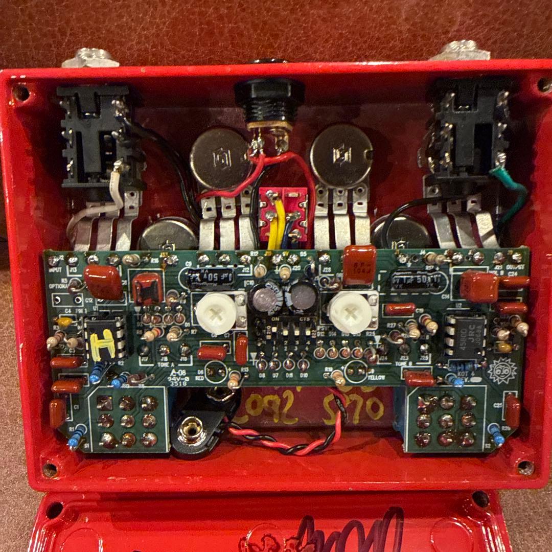 ギター Analogman KING OF TONE HI-GAIN RED SIDE