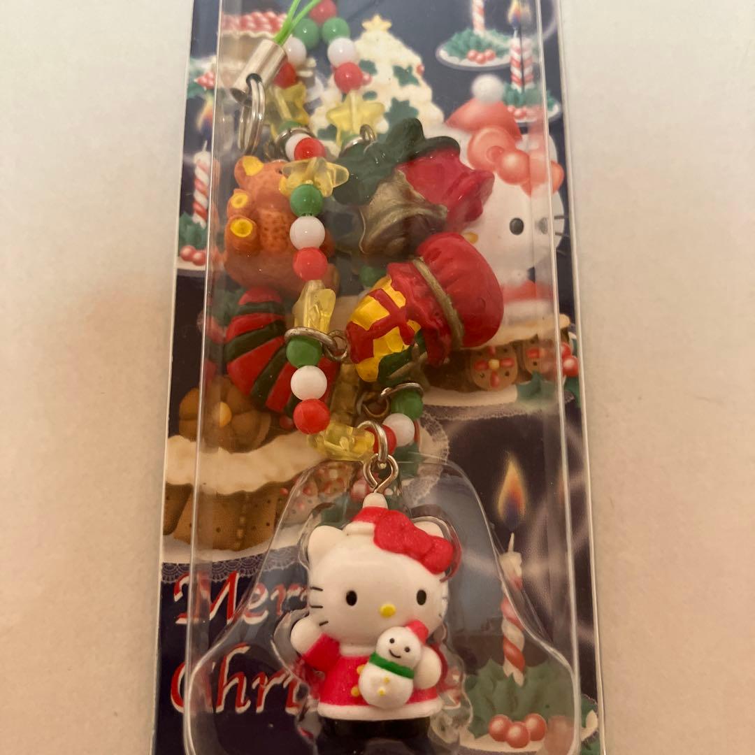 ご当地キティ　ハローキティ　メリークリスマス　キティストラップ　キーホルダー