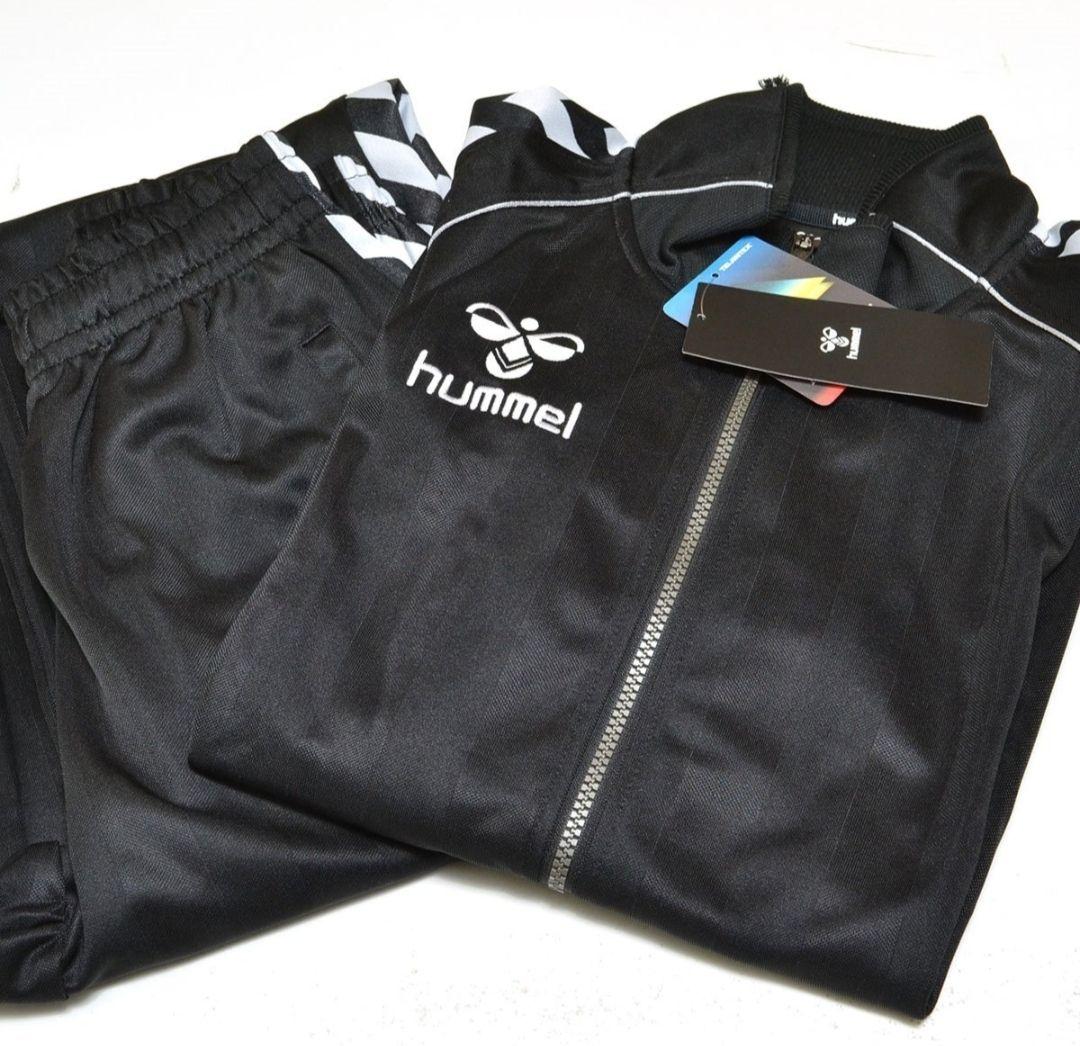 【新品】hummel　ヒュンメル ブラック ジャージ 上下セット　ハンドボール