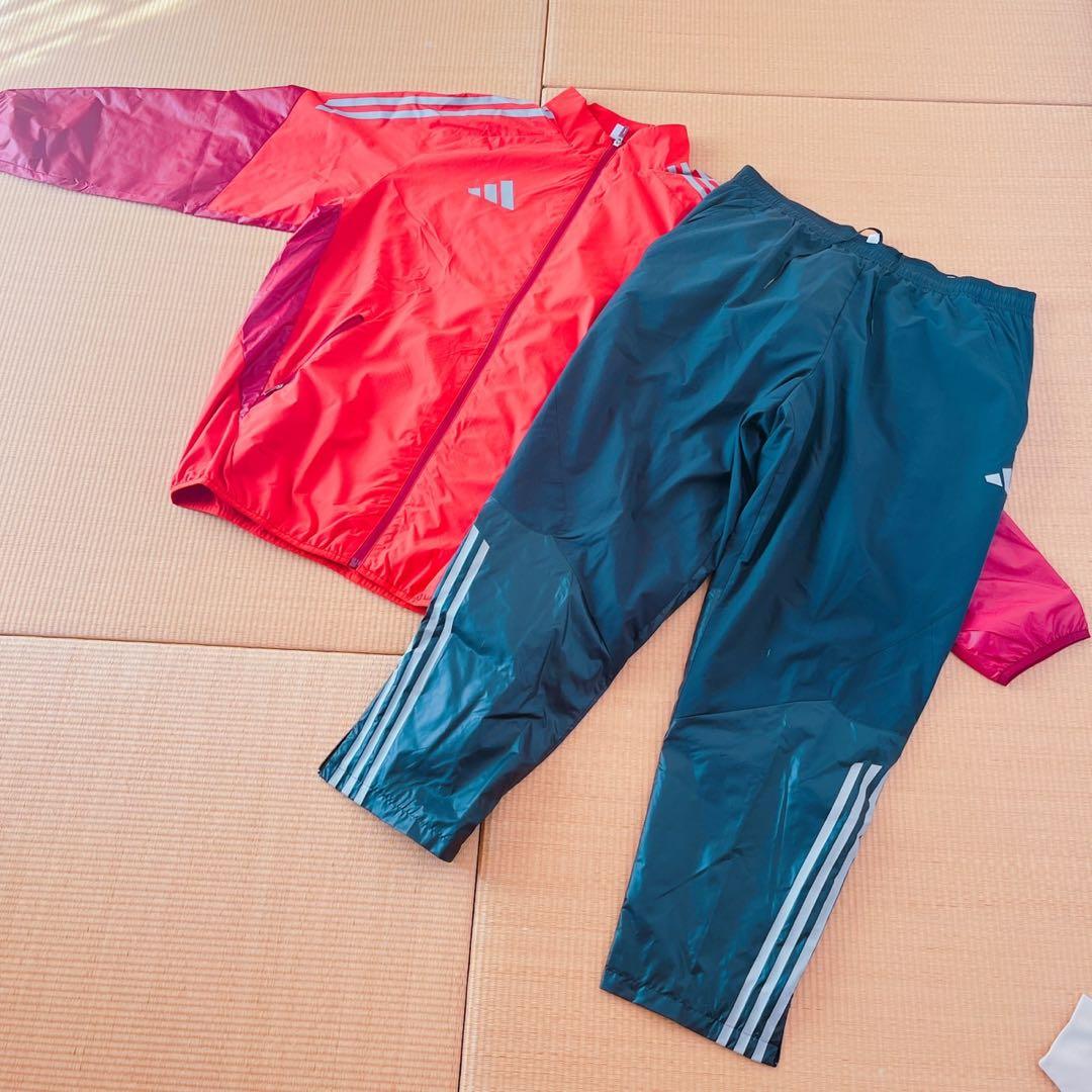 新品未使用品　adidasジャージ セットパワーレッドKSB76-KSB75