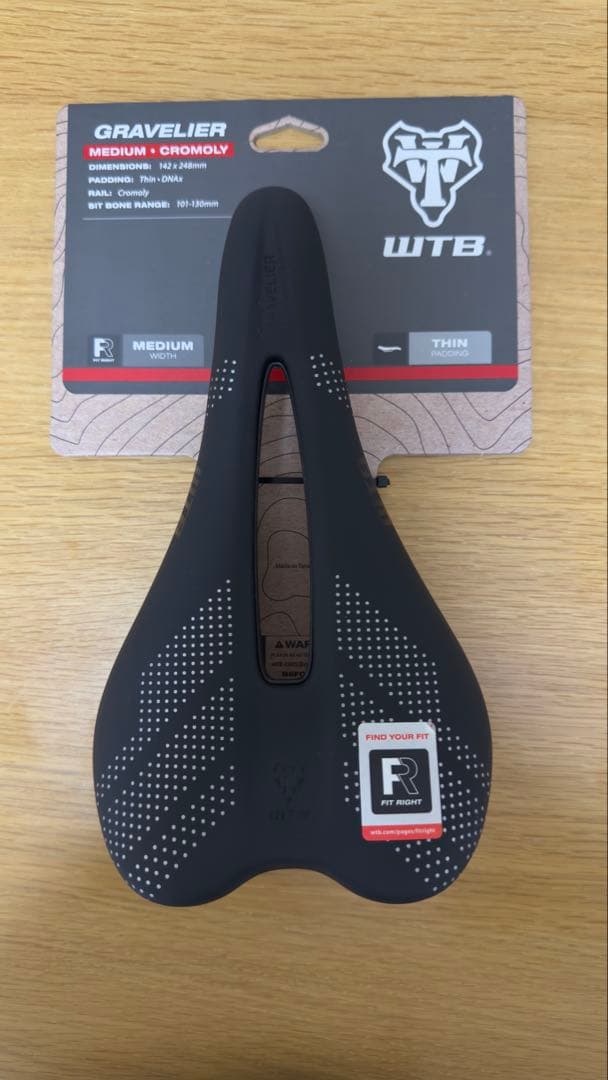 未使用 新品　WTB Gravelier Cromoly グラベリエ サドル