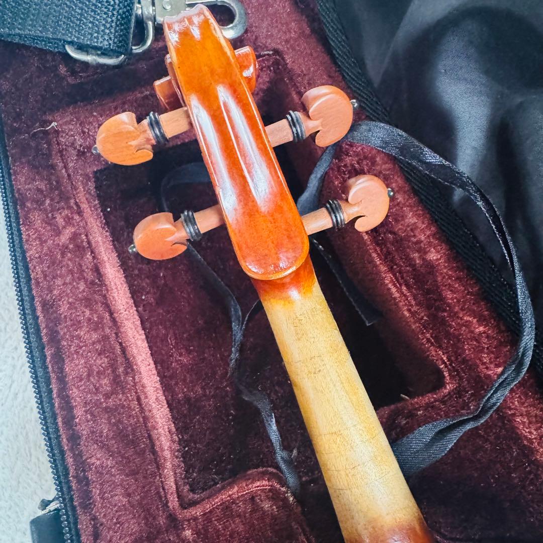 希少虎杢　高級バイオリン　カルロ・ジョルダーノ　1/10弦楽器　音楽