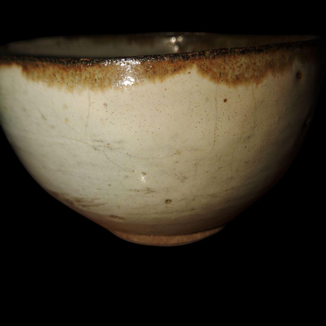 古唐津　皮鯨手茶碗　木箱付　茶器