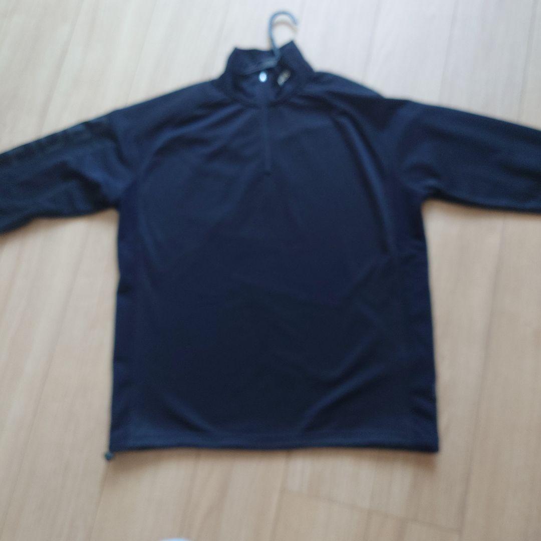 FIDES GOLF ブラック ハーフジップ セーター