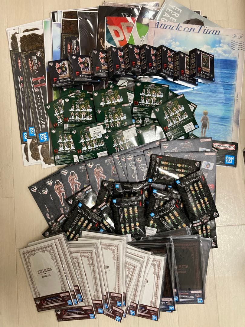 進撃の巨人　一番くじ　下位賞　まとめ売り　約125点セット