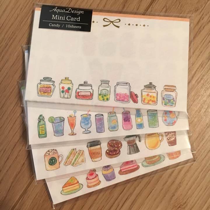 ★新品★アクアデザイン  ミニカード  4種セット②