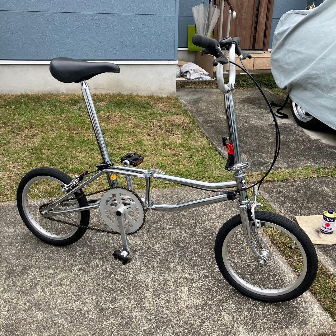 【レア】KIRA社　neo bike フルメッキ　折りたたみ自転車　台湾