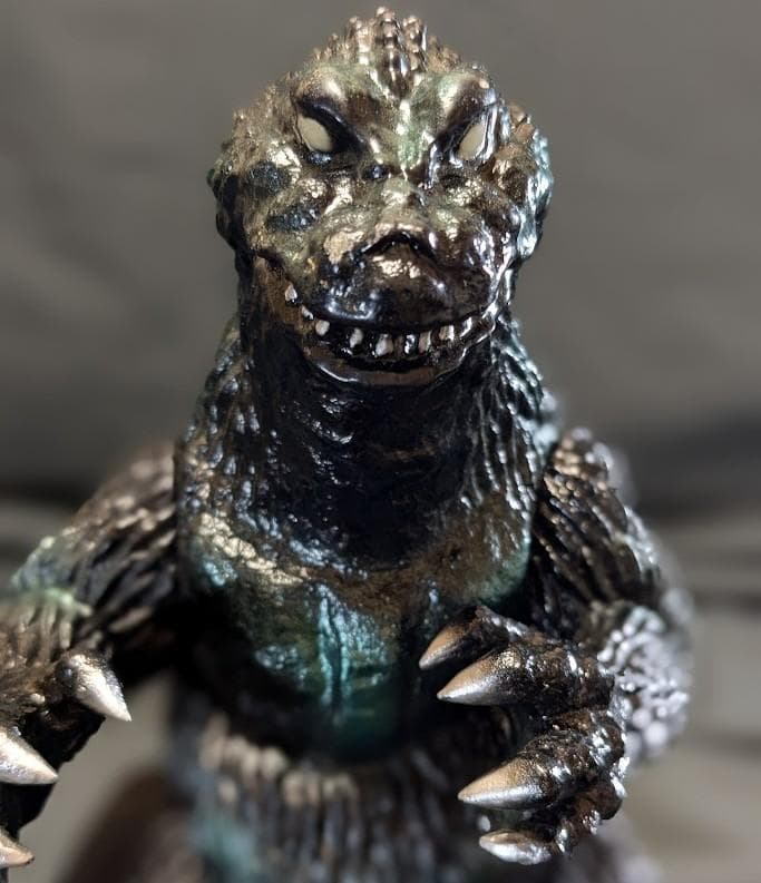 ゴジラ1962～キンゴジ（ギガブレイン）ソフビフィギュア 背ビレ蓄光版