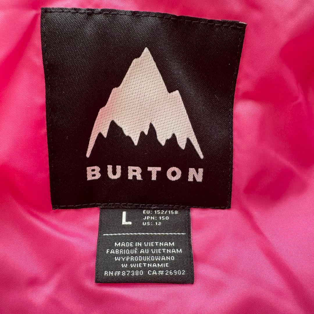 タグ付き BURTON バートン スノーウェア 150cm L ピンク ガールズ
