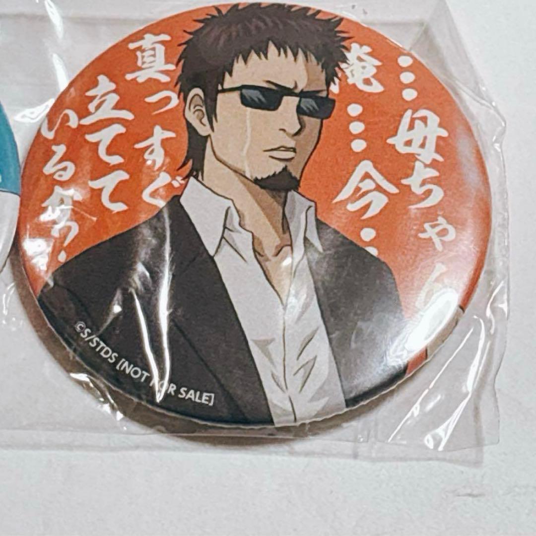 【美品・未開封】銀魂 銀さん マダオ 缶バッジ JF2015 アニプレックスくじ