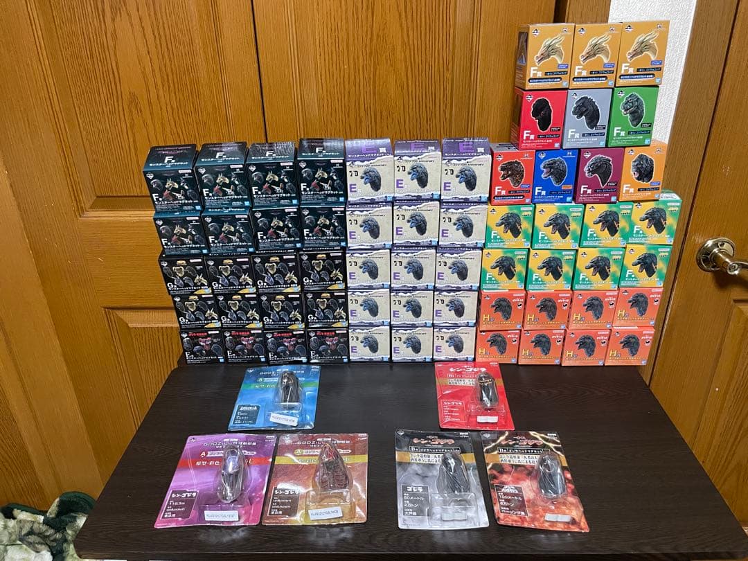一番くじ ゴジラ モンスターヘッドマグネット 52種 67個セット