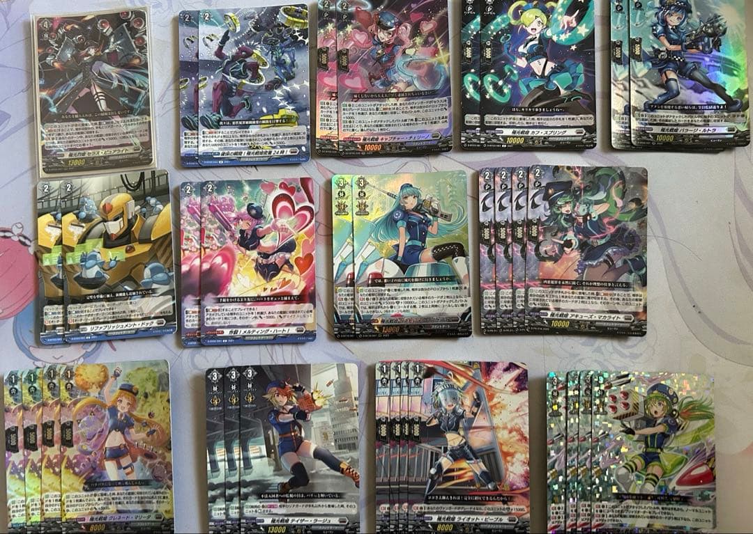 極光戦姫 セラス・ホワイト　デッキ　パーツ付き