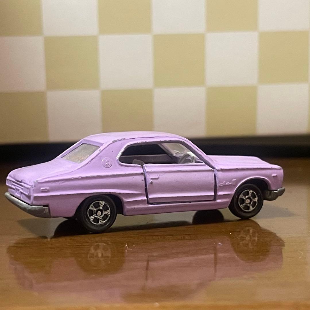 トミカ　日産　スカイライン　2000GT 紫　レプリカ　1Aホイール風