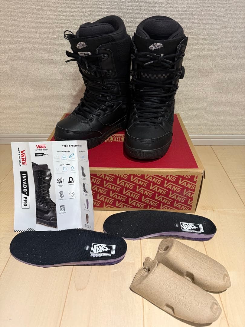 VANS INVADO PRO ブラック スノーボードブーツ