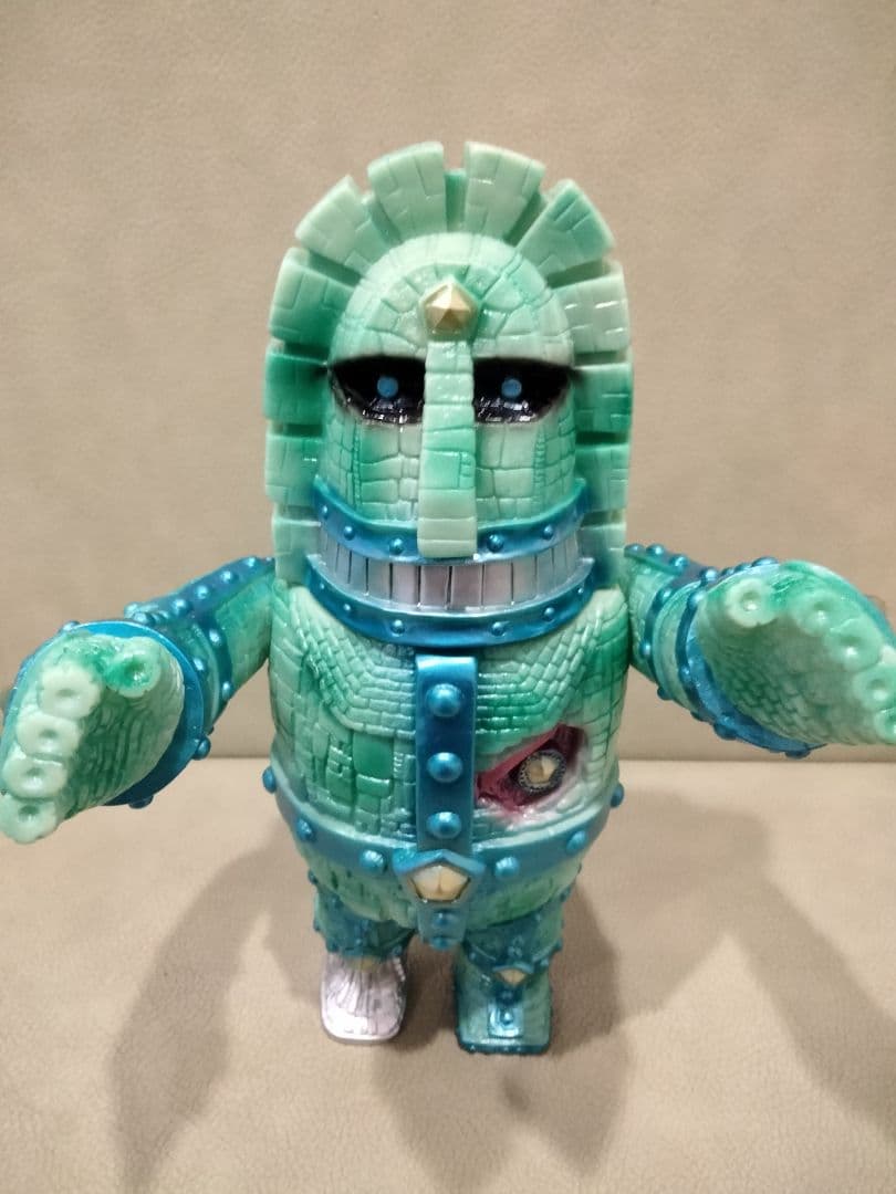 ソフビ　monstock Gモアイロボ　⑤ izumonster　安楽安作