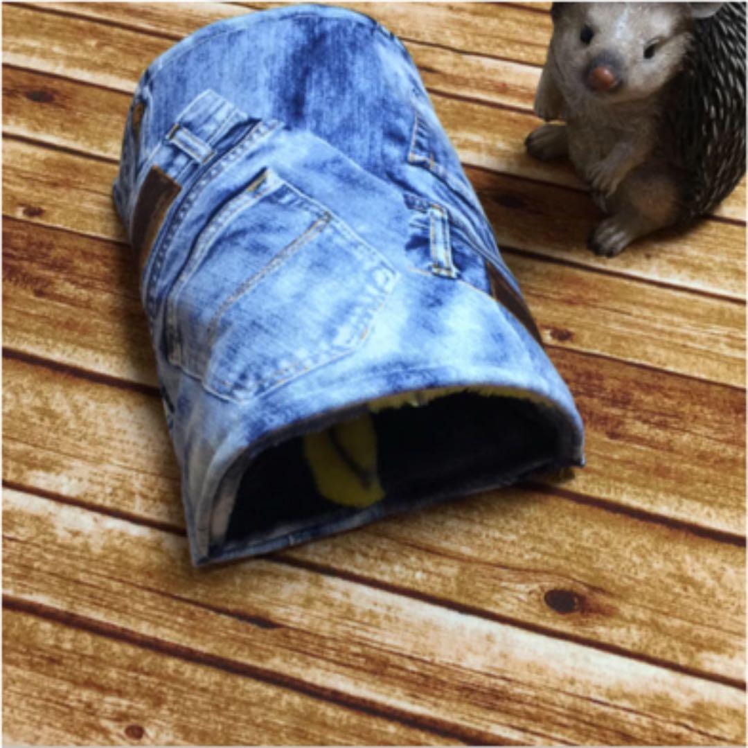 ハリネズミ寝袋  トンネル デニム