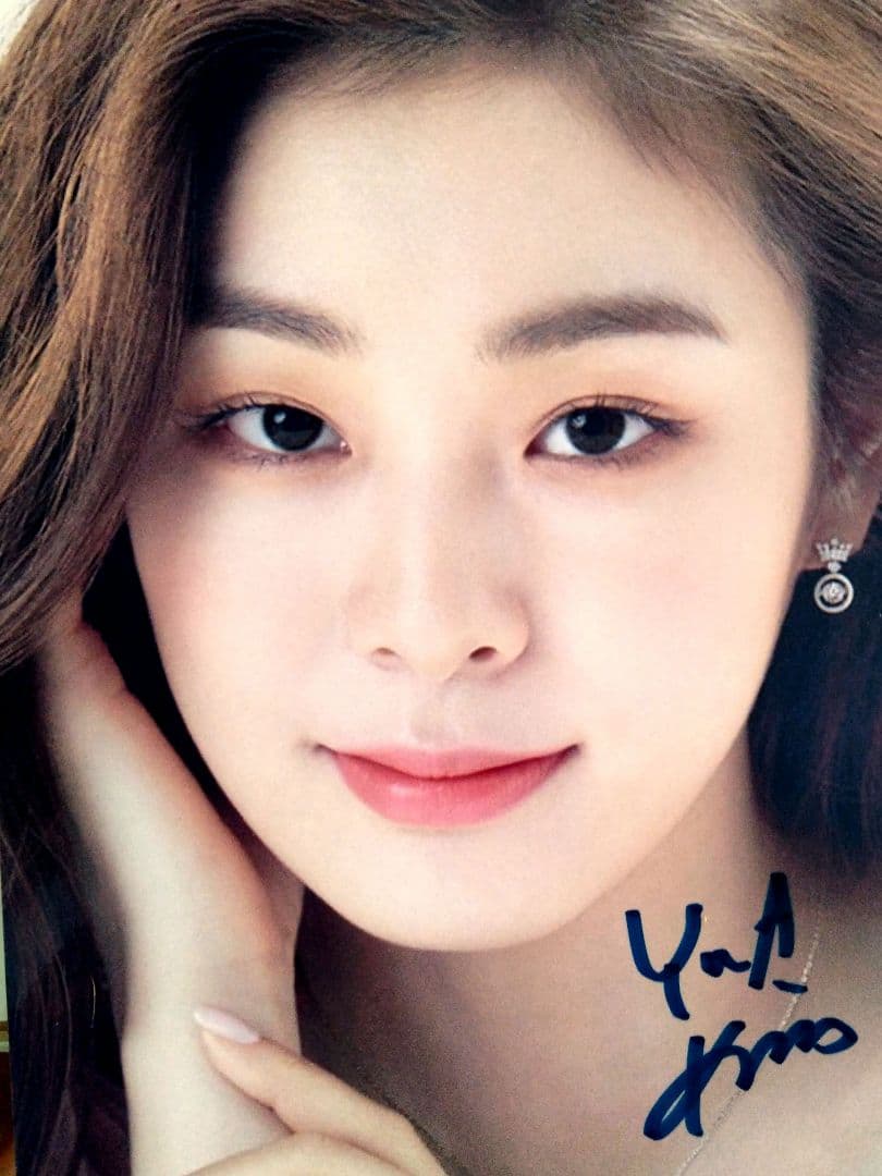 セール中…キム・ヨナ直筆サイン入り2Lサイズ写真…