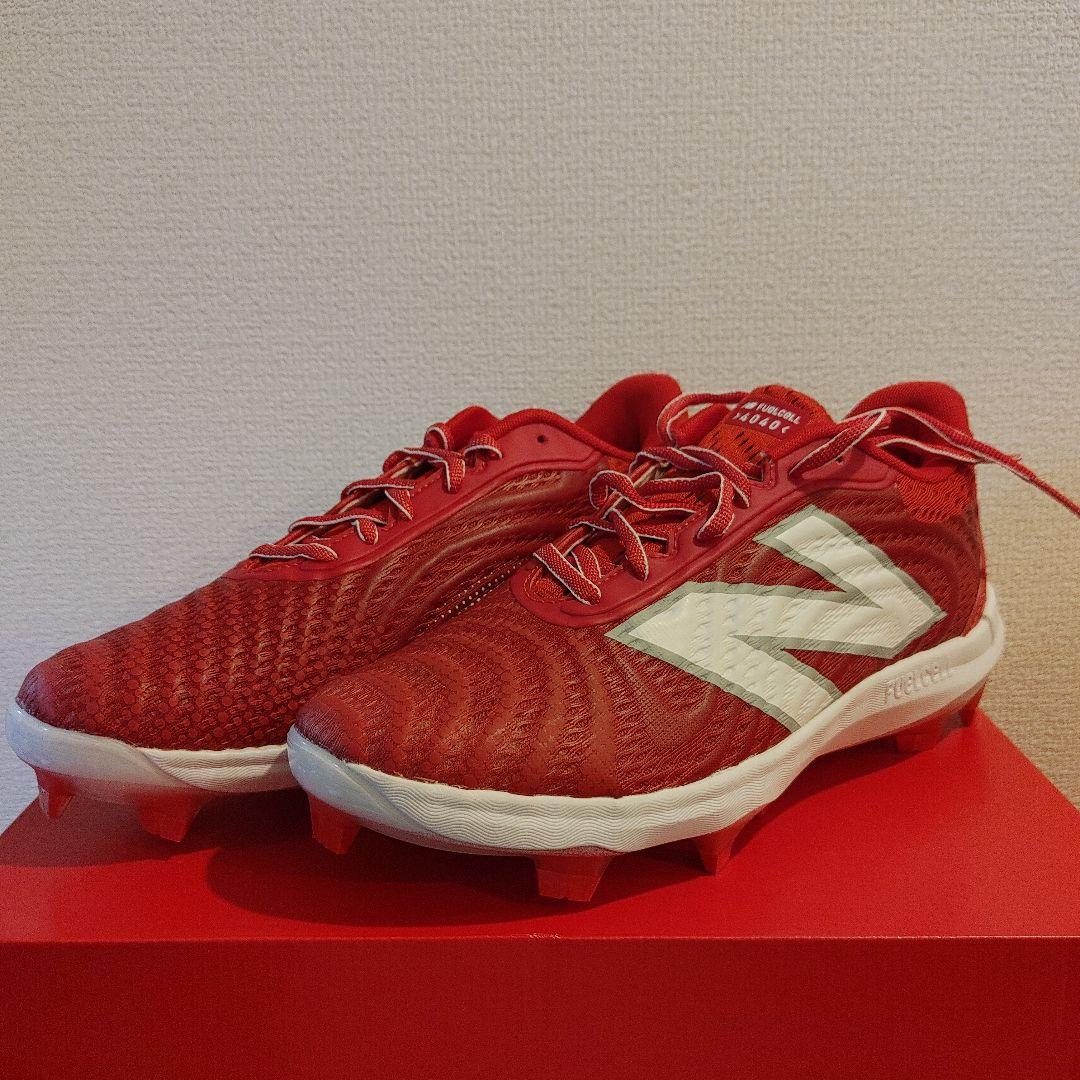 ニューバランス　野球　スパイク　ポイント 26.0センチ　レッド