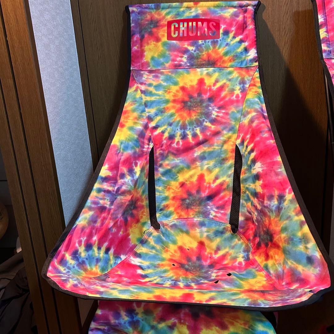 【CHUMS レア】完売品　タイダイ　2個セット　チャムス　キャンプ　椅子　イス