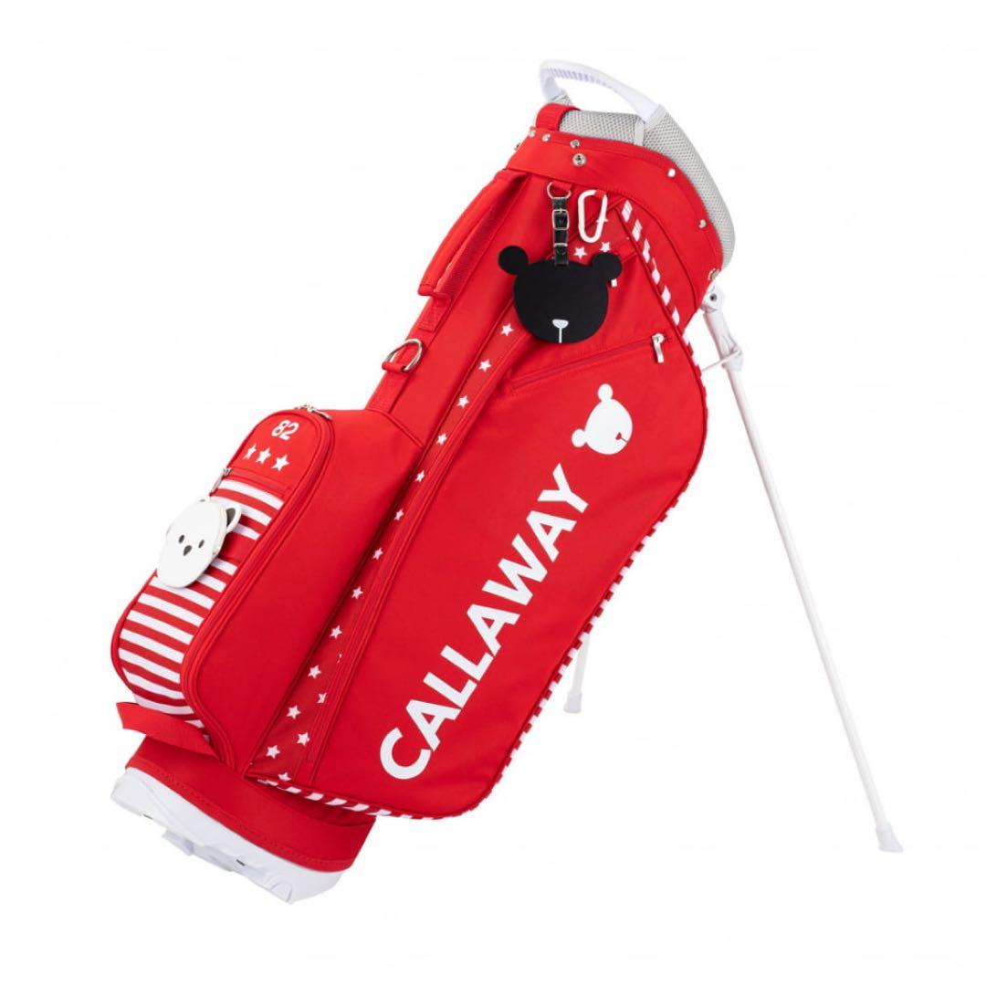 CALLAWAY キャディバッグ レッド ストライプ リミテッドモデル