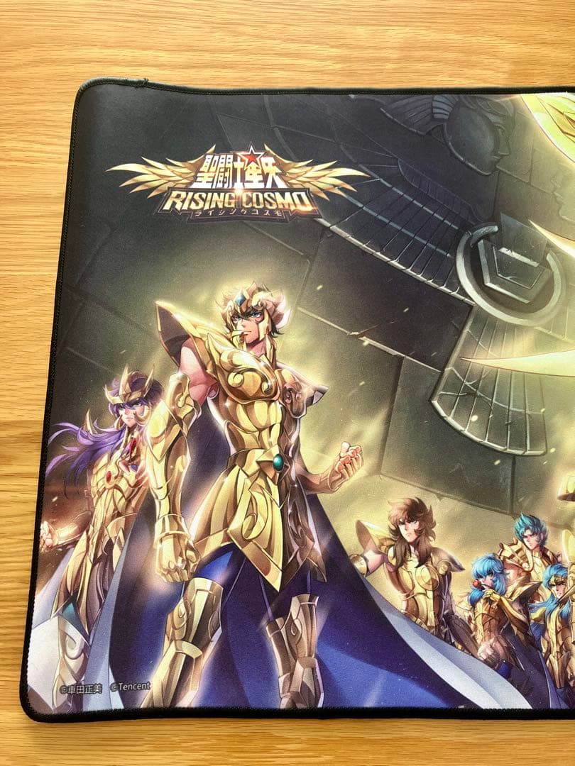 【未使用】 聖闘士星矢 ライジングコスモ　抽選品デスクマット