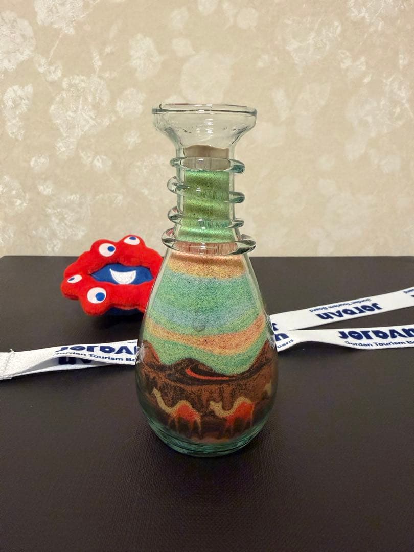 大阪万博ヨルダン館のサンドアート！