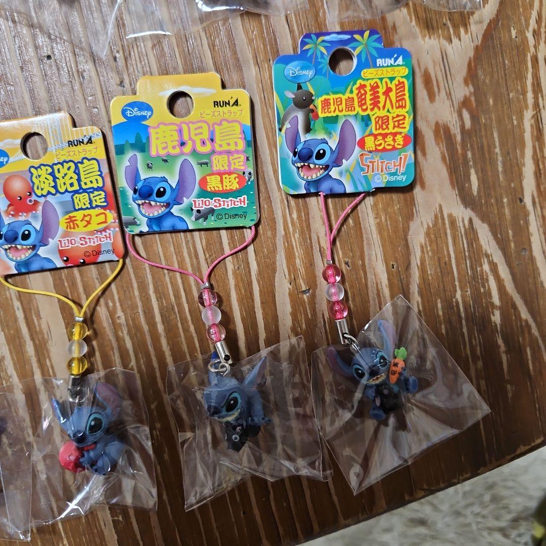 ご当地限定 ★スティッチ★ ストラップ セット