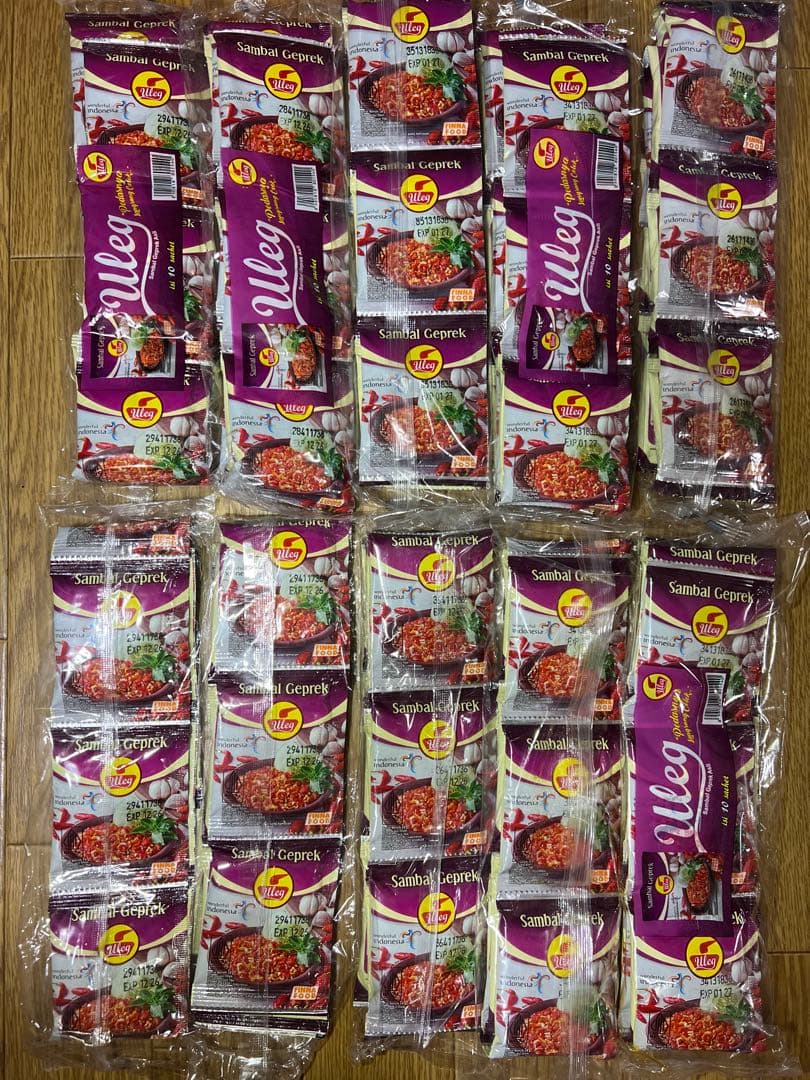 SEN専用 インドネシア チリ ULEG サンバル 1400袋 (140セット)