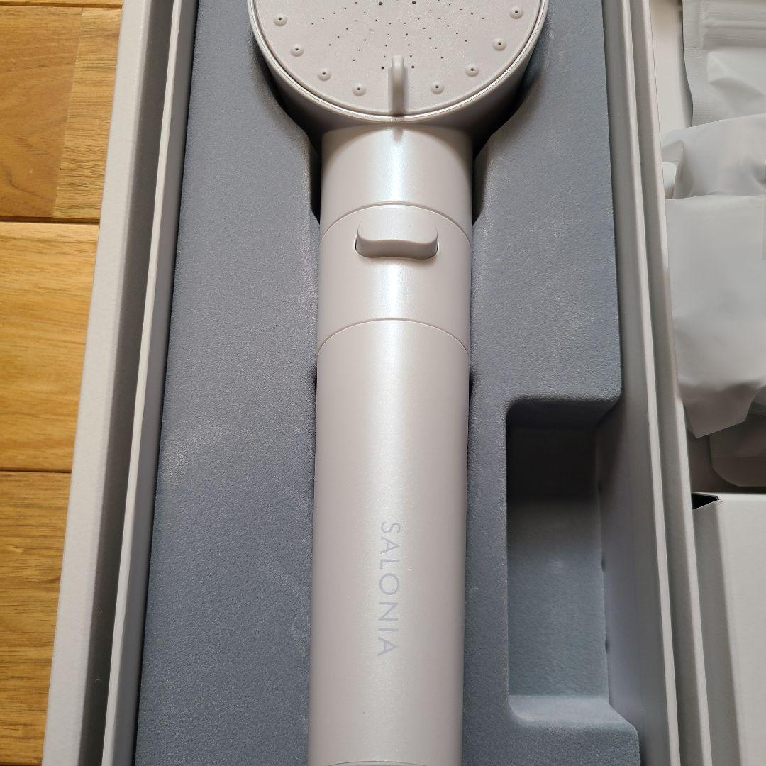 SALONIA シャワーヘッド ファインバブル　 ホワイト