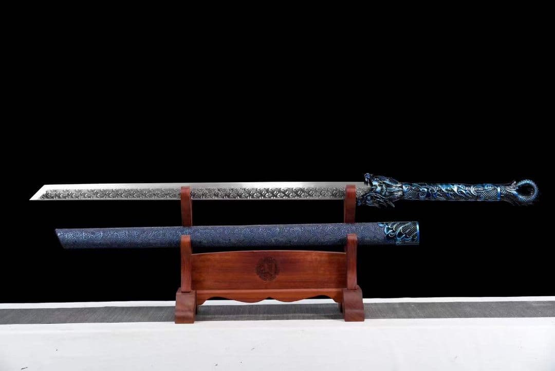 『雲龍唐横刀』古兵器 武具　刀装具　日本刀　模造刀 居合刀 長尺