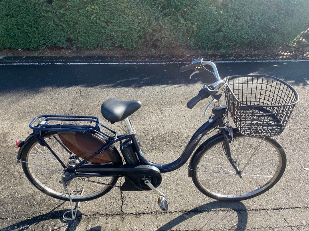 電動アシスト自転車 黒YAMAHA PAS With 2022年モデル❗️