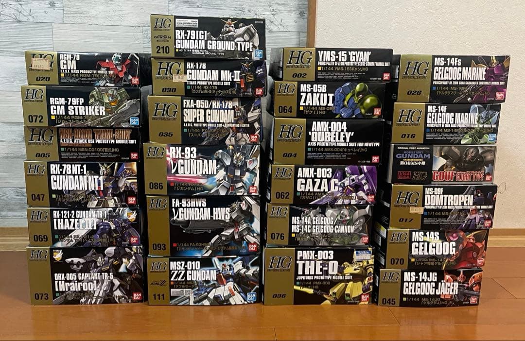 未組立　ガンプラ　hg セット　1/144 ガンダム