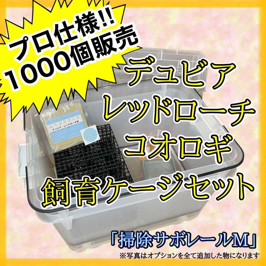 デュビア、レッドローチ、コオロギ用《飼育ケージ》【掃除サボレールM】