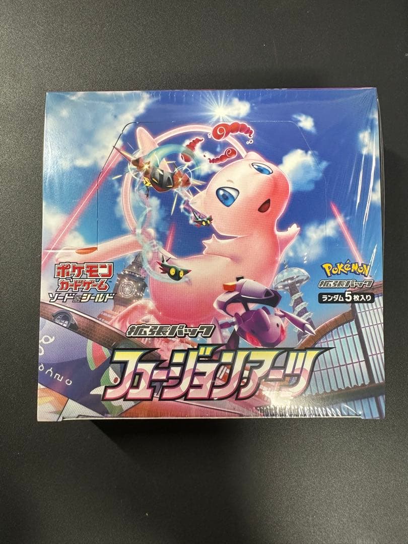 フュージョンアーツ BOX 未開封 シュリンク付 ポケモンカード
