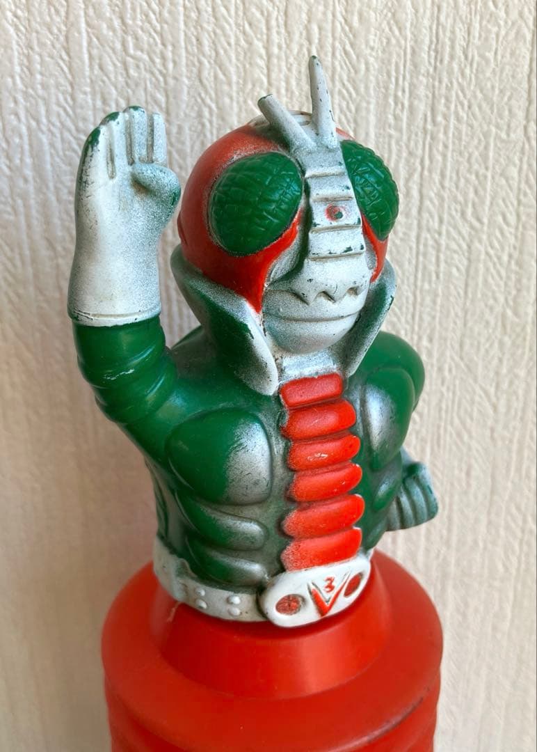ポピー　POPY 仮面ライダーV3 おもちゃポンプ　ソフビ　 仮面ライダー