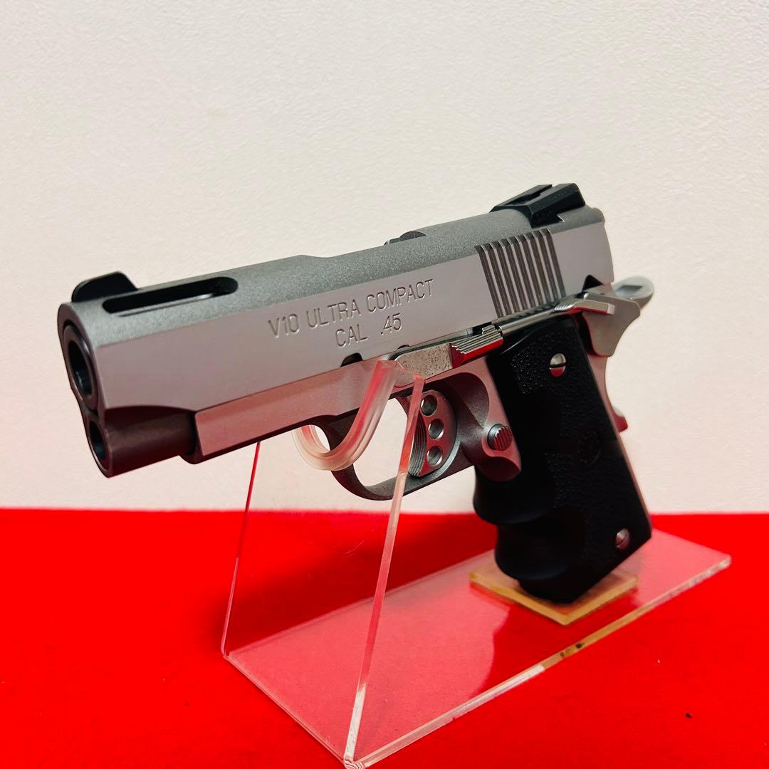 【ほぼ未使用】東京マルイ　V10 ウルトラコンパクト ステンレスモデル　ガスブロ