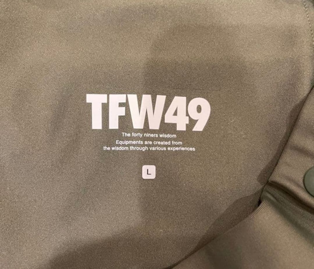 TFW49　メンズ　ゴルフウェア　セットアップ　GOLF　カーキ