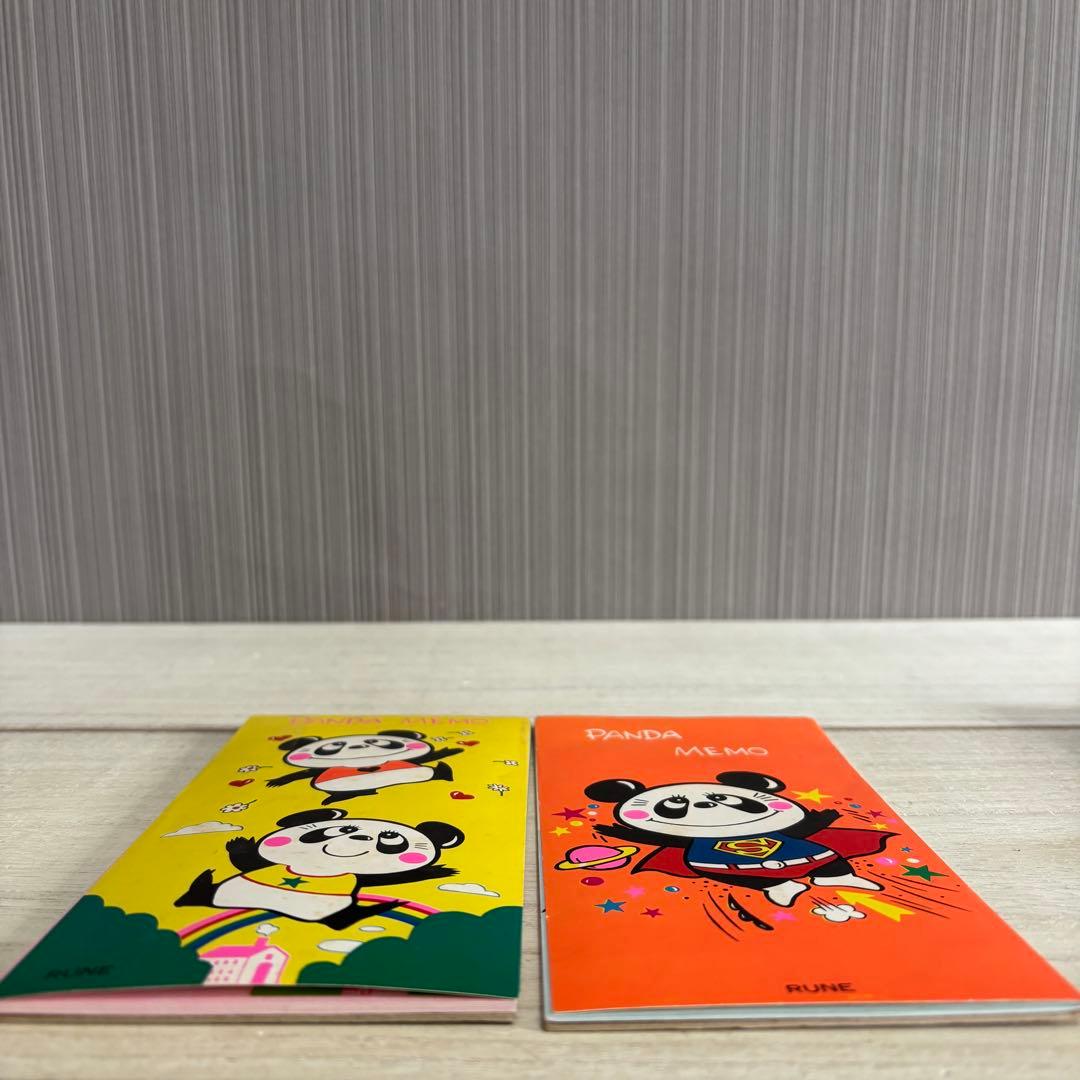 内藤ルネ パンダ ルル メモ帳 7冊セット 昭和レトロ 当時物 水森亜土