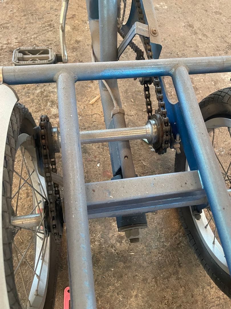 タ*ン様 SWING CHARLIE 三輪自転車 青 送料込み　タイヤのむしゴム