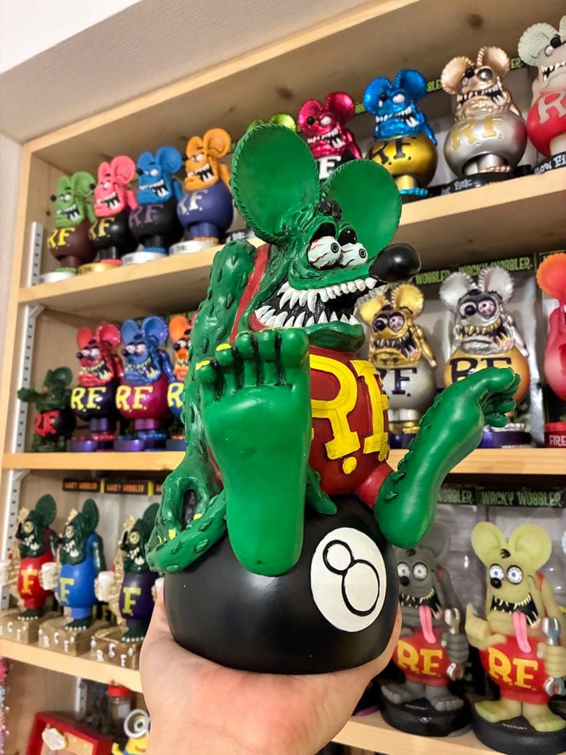 箱付き/ラットフィンク/RatFink/8ボール/フィギュア/スタチュー/貯金箱