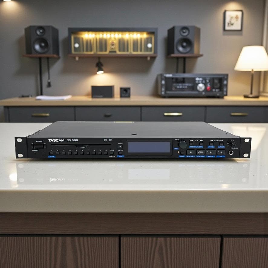 ◆優良美品◆ TASCAM CDプレーヤー 業務用1U CD-500