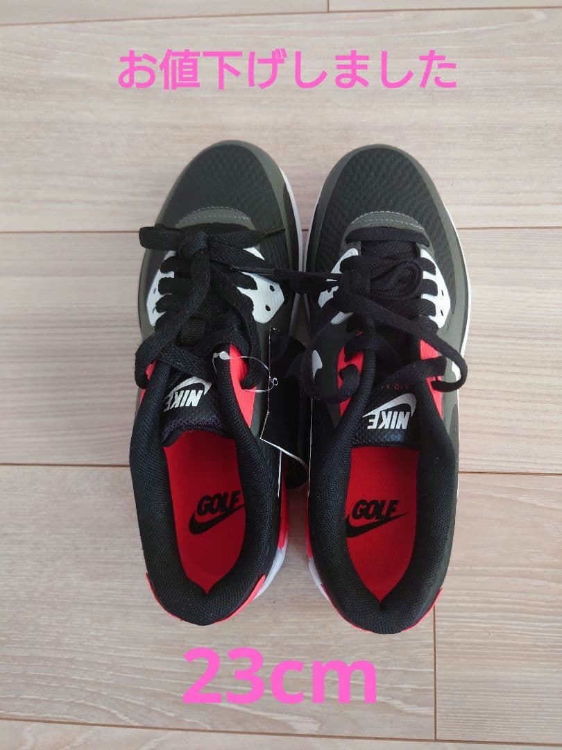 【新品未使用】ナイキ エアマックス ゴルフシューズ 23cm レディース