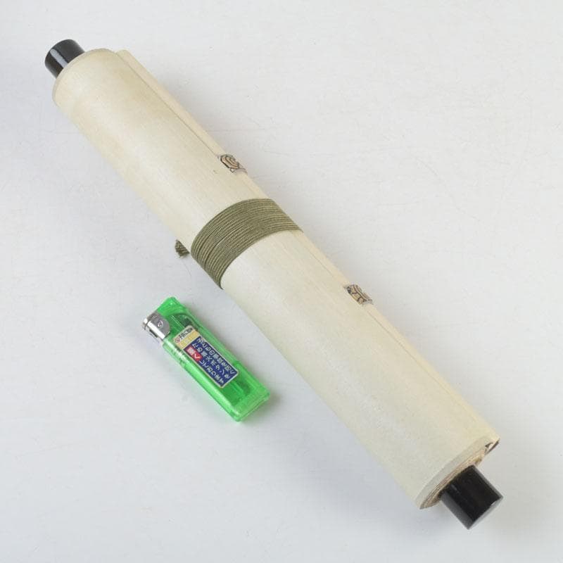 掛軸　裏千家　十三代　圓能斎筆　一行書　「一花開天山春」　共箱　C　9757A