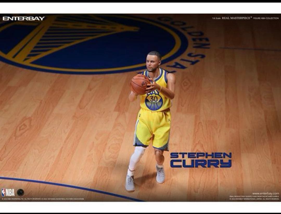 リアルマスターピース NBAコレクション ステフィン・カリー 1/6 フィギュア