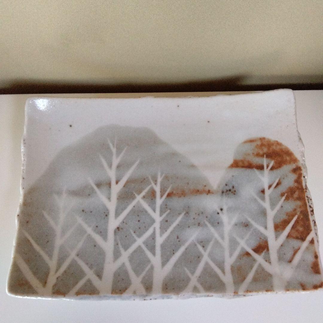 蔵出し　森脇文直作　志野焼　大皿