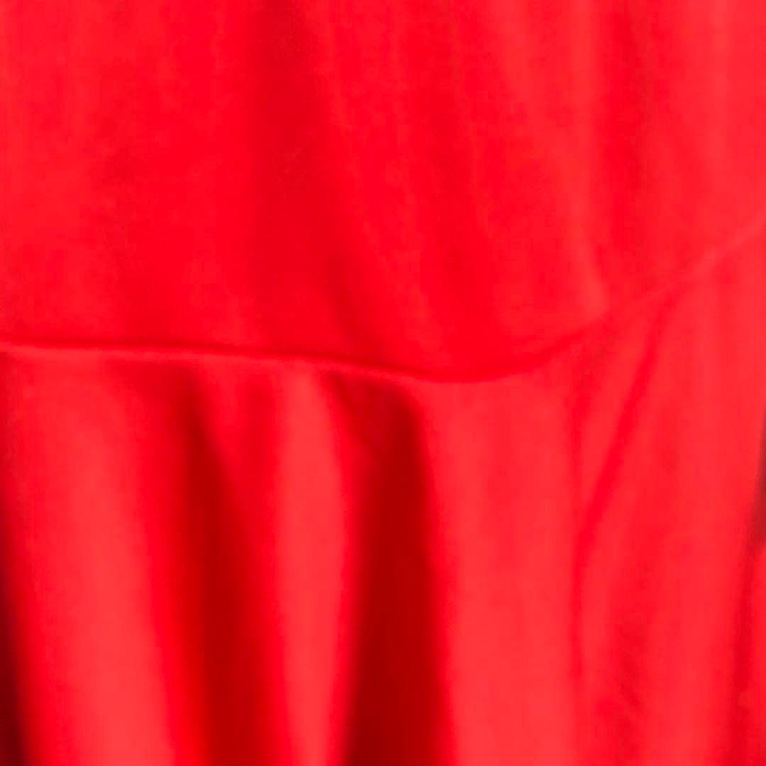 スペイン直輸入★8歳用フラメンコファルダ&レオタードセット 赤白